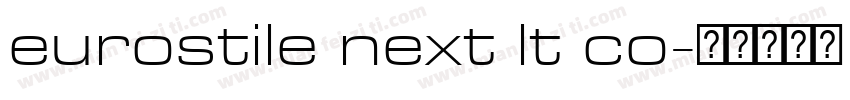 eurostile next lt co字体转换